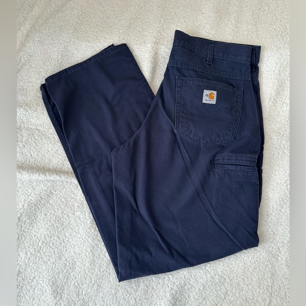 Carhartt FR mid weight canvas jeans 34x32